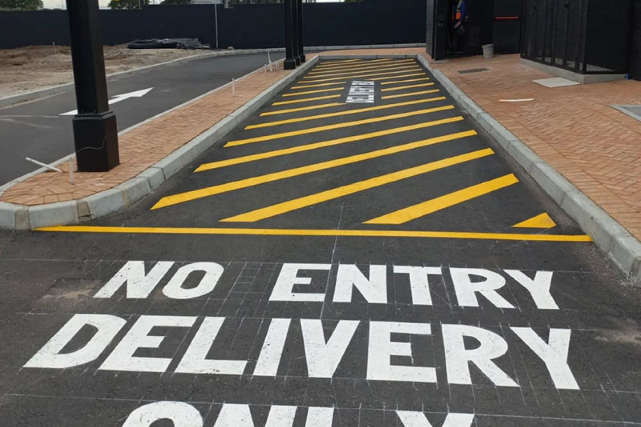 Nando's delivery lane